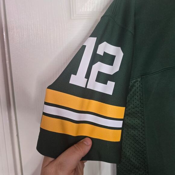 NFL Aaron Rodgers Green Bay Packers Jersey Youth Medium - Picture 2 of 5